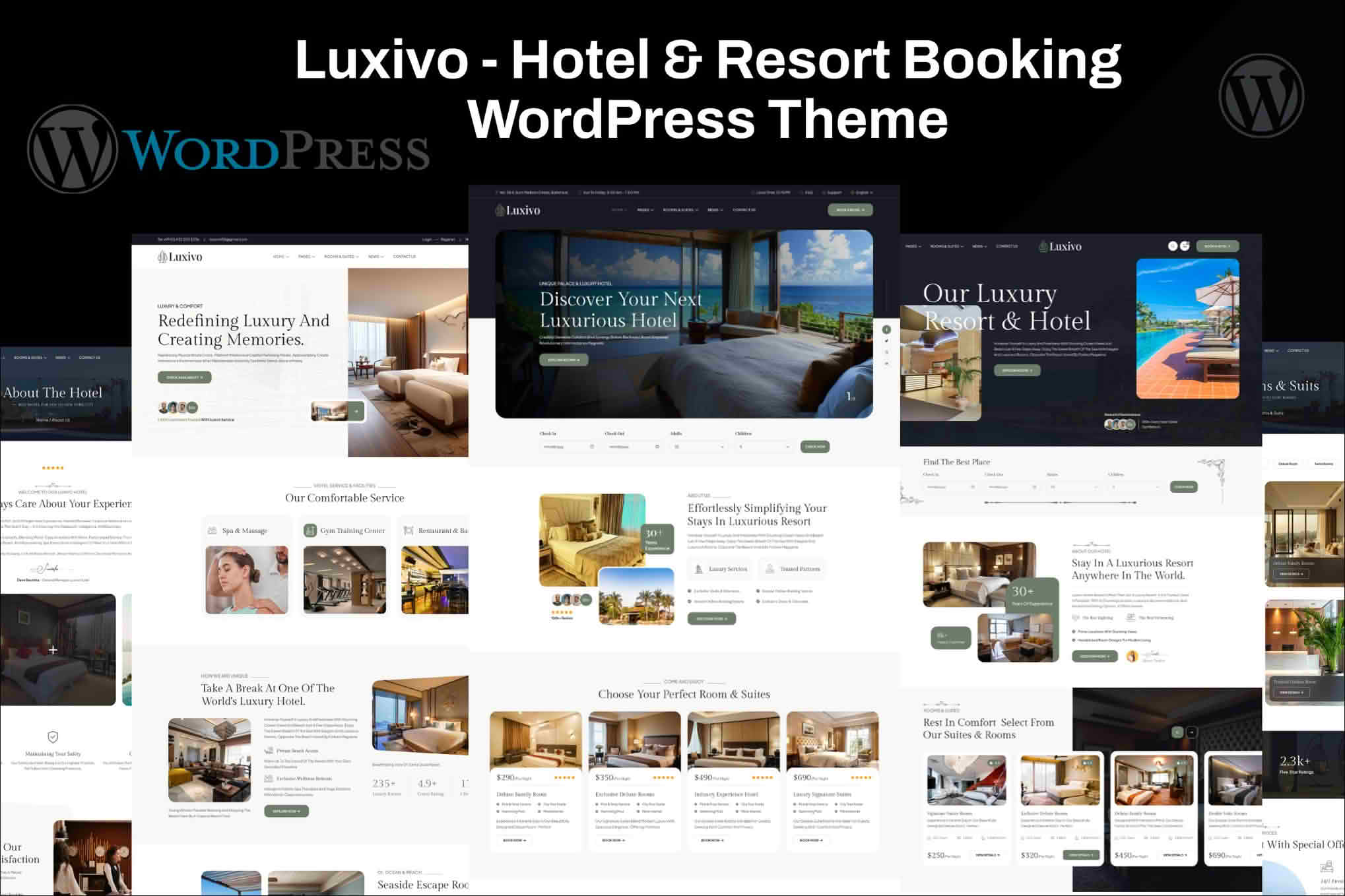 Luxivo - Hotel & Resort Booking WordPress Theme