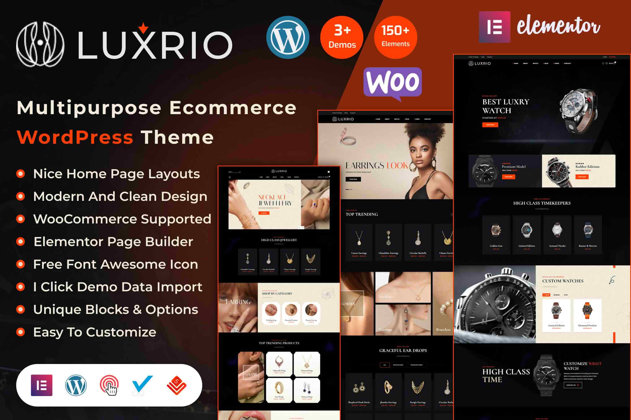 Download Luxrio – eCommerce Jewellery & Fashion WordPress Theme GPL WordPress Plugin