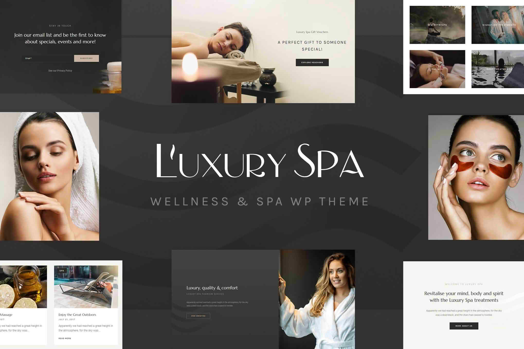 Download Luxury Spa - Wellness and Beauty WordPress Theme GPL WordPress Plugin