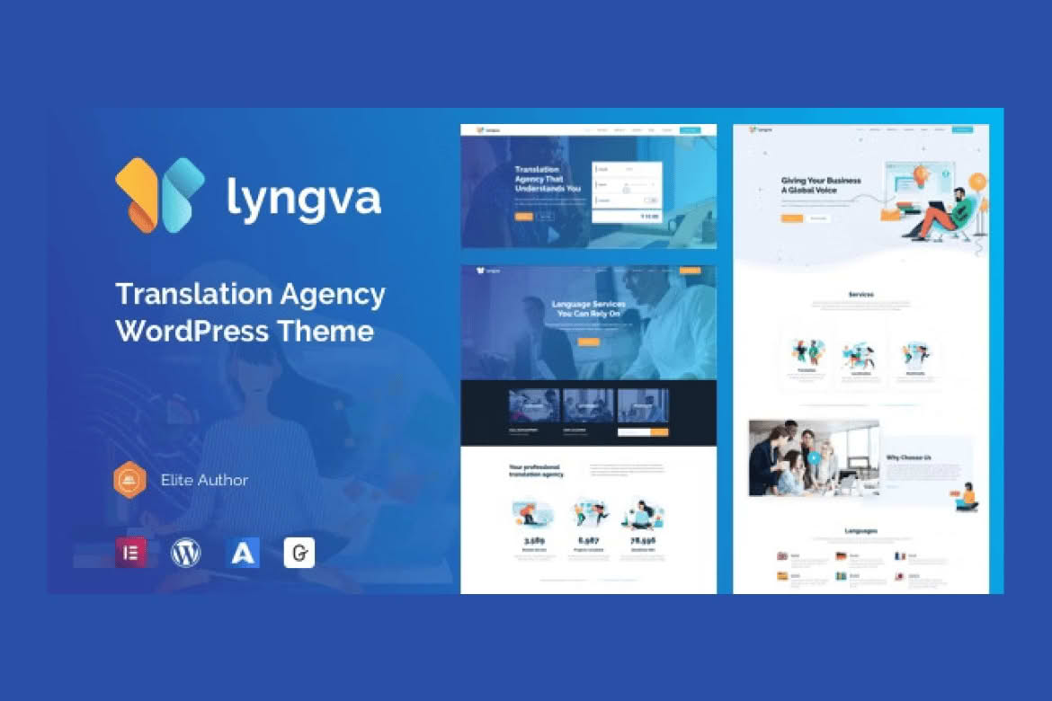 Download Lyngva - Translation Agency WordPress GPL WordPress Plugin