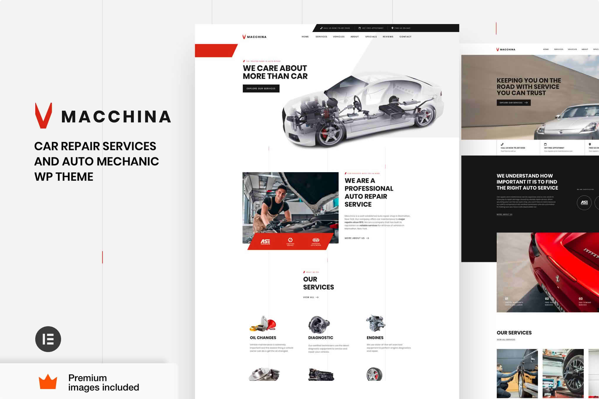 Download Macchina - Auto Repair WordPress GPL WordPress Plugin