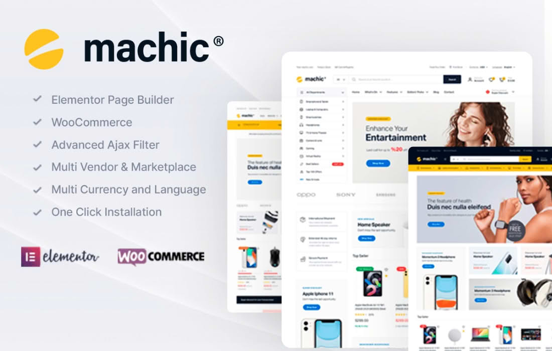 Machic - Electronics Store WooCommerce Theme