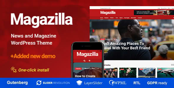 Download Magazilla - News & Magazine Theme GPL WordPress Plugin