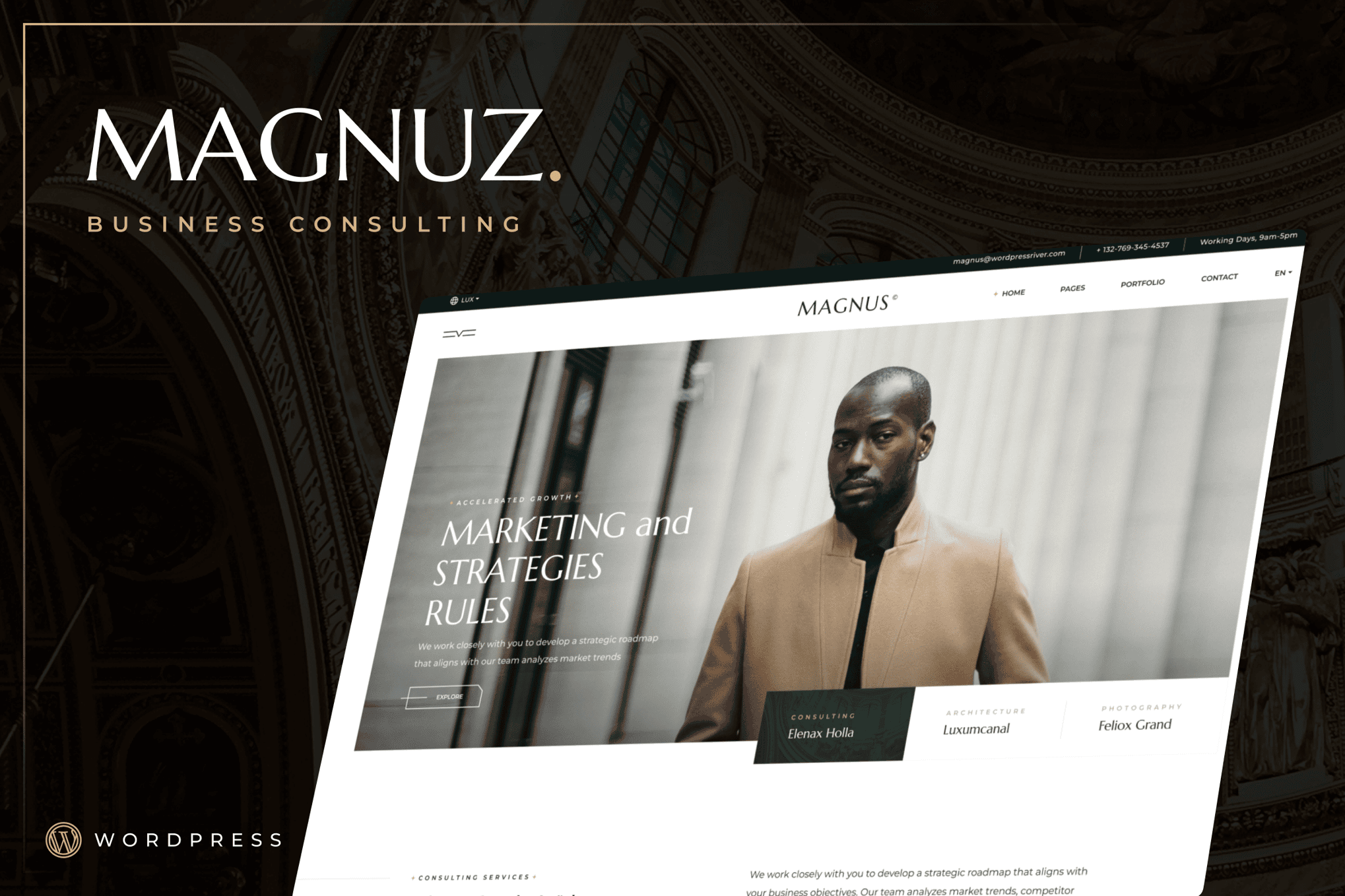 Download Magnuz - Business WordPress Theme GPL WordPress Plugin