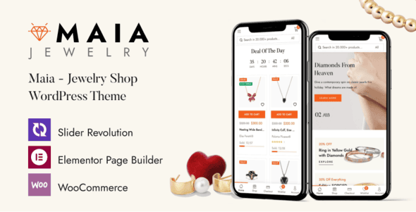 Download Maia - Jewelry Shop WordPress Theme GPL WordPress Plugin