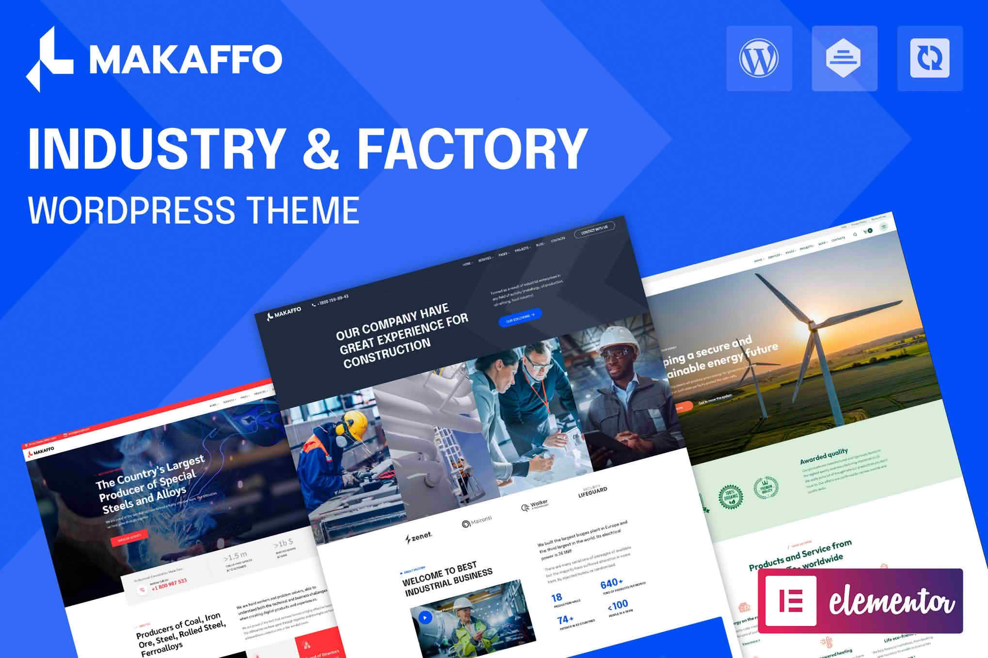 Download Makaffo | Industry & Factory WordPress Theme GPL WordPress Plugin