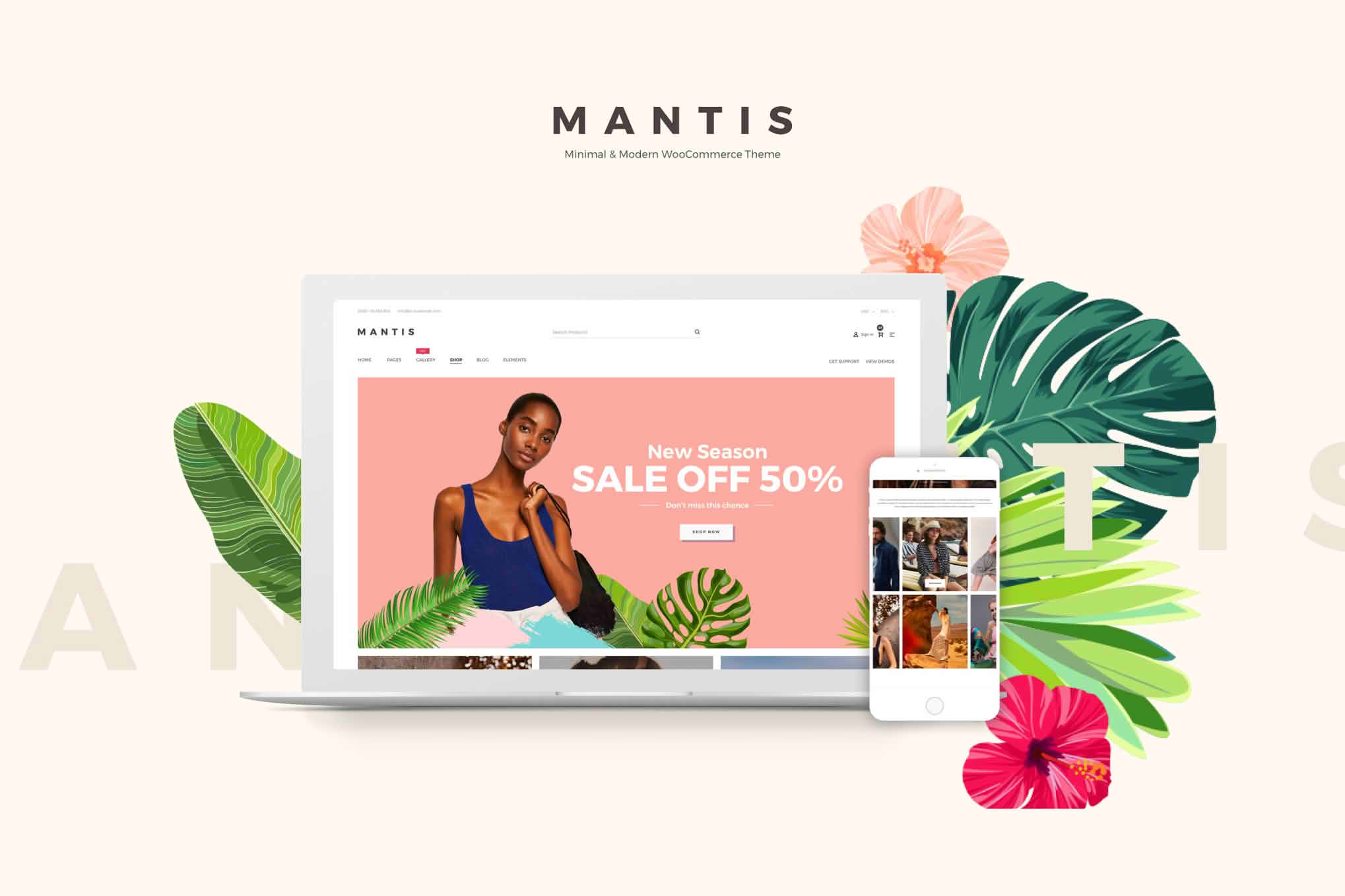 Download Mantis - Minimal & Modern WooCommerce Theme GPL WordPress Plugin
