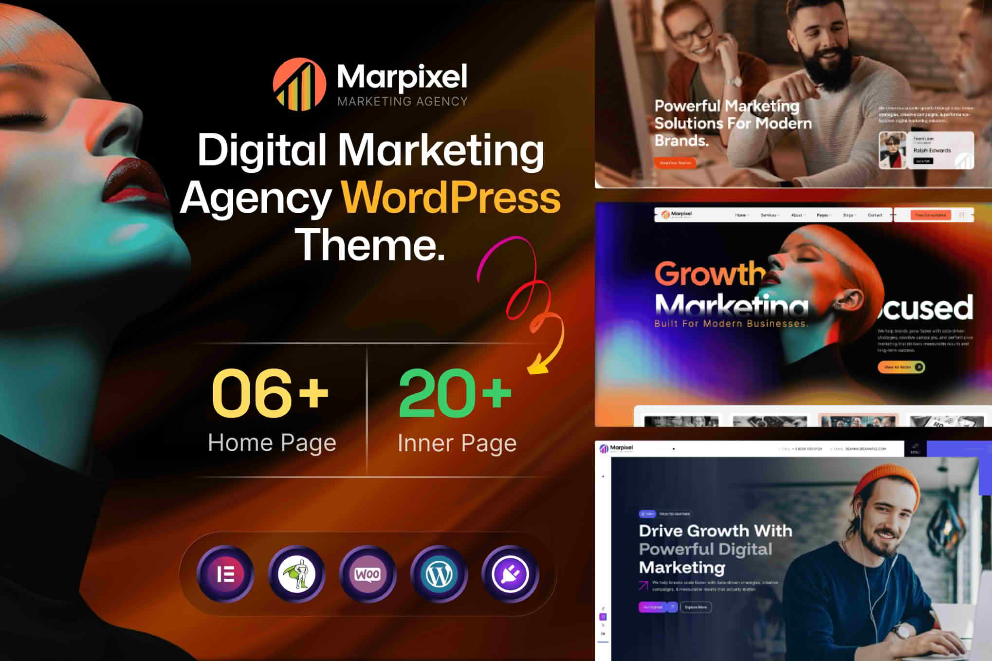 Marpixel - Digital Marketing Agency WordPress Them