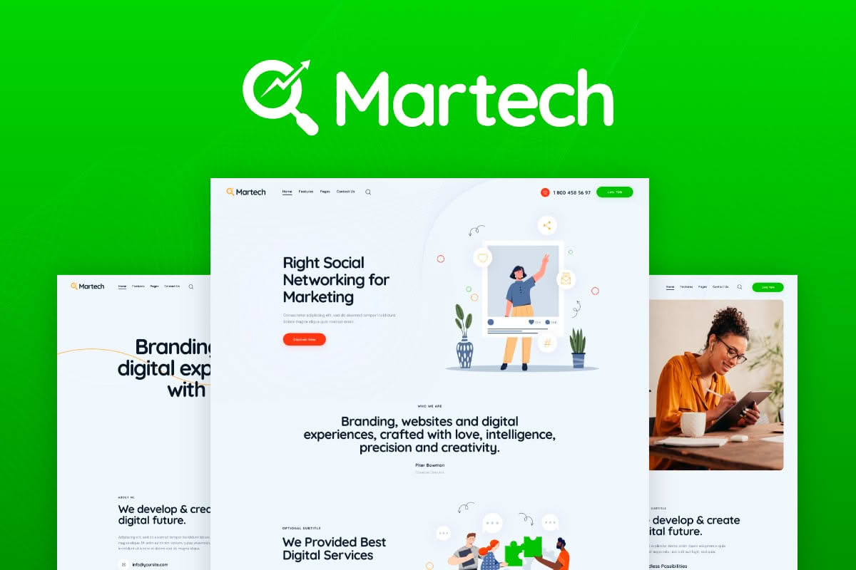 Download MarTech - Marketing Agency WordPress Theme GPL WordPress Plugin
