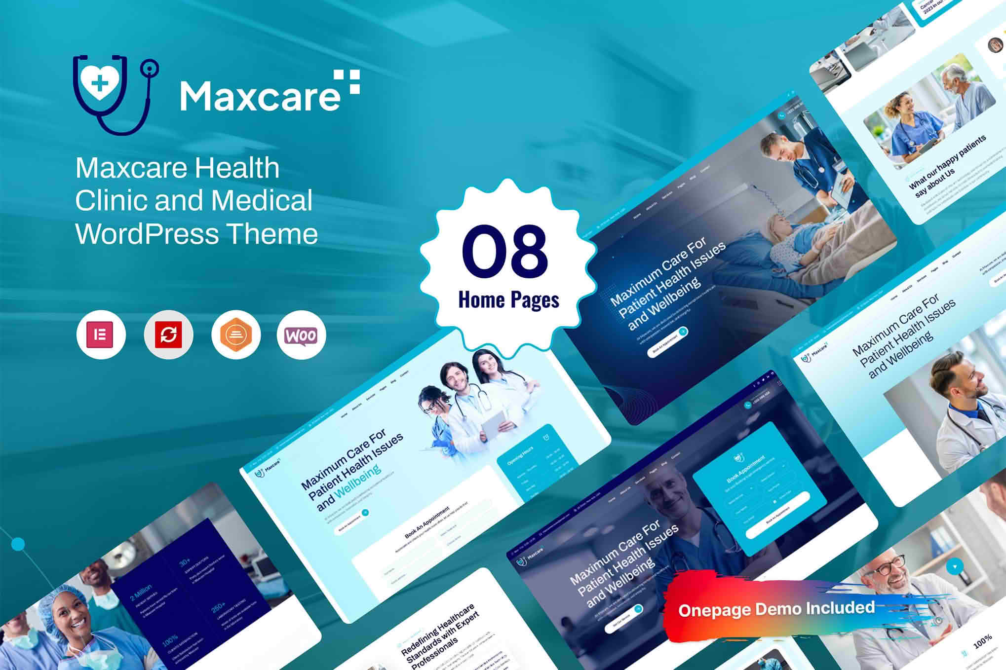 Maxcare - Health & Medical WordPress Theme