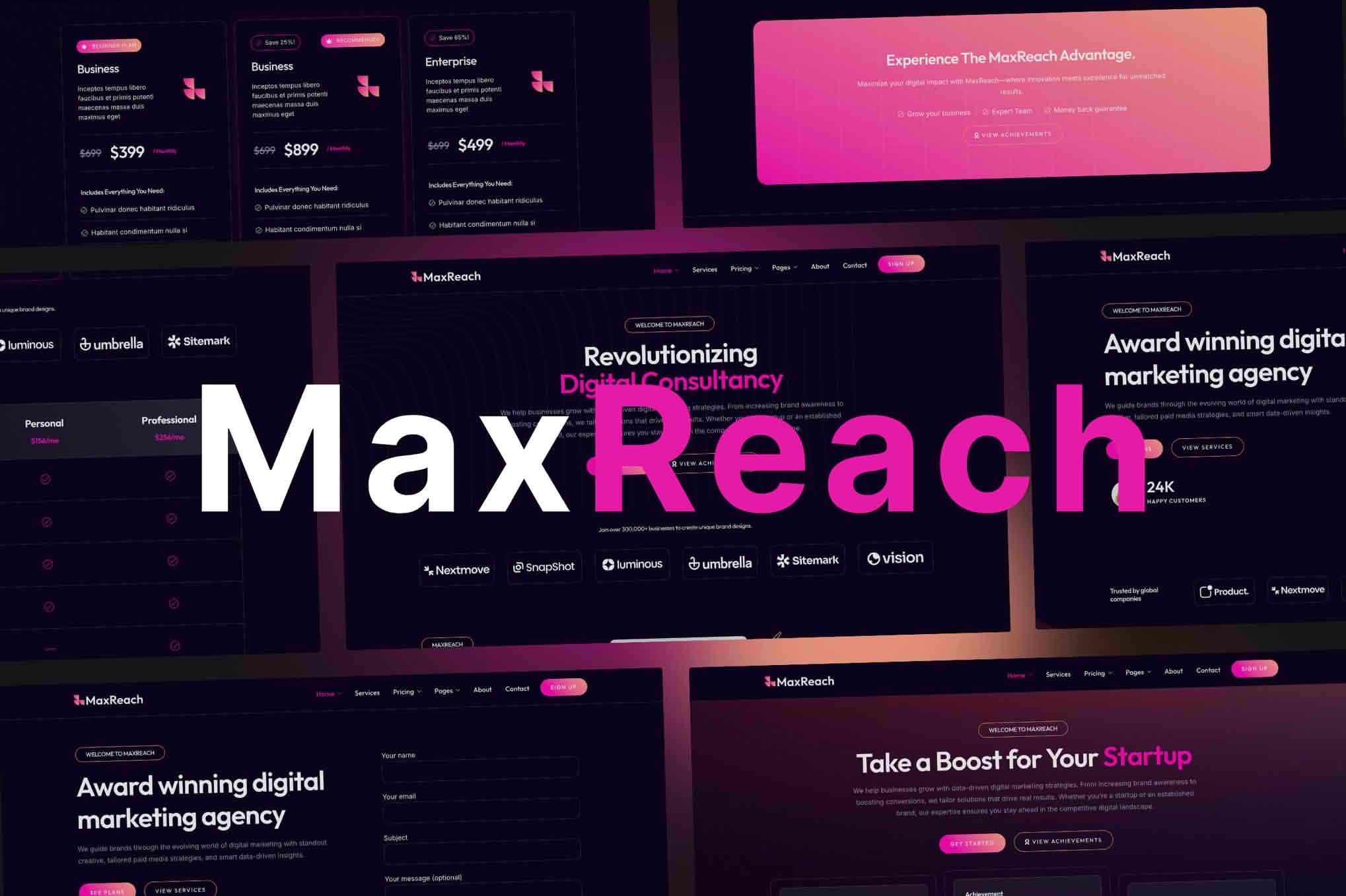 Download MaxReach - SEO & Digital Agency WordPress Theme GPL WordPress Plugin