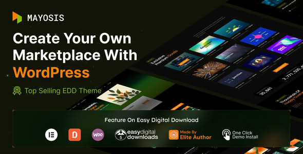 Download Mayosis - Digital Marketplace WordPress Theme GPL WordPress Plugin