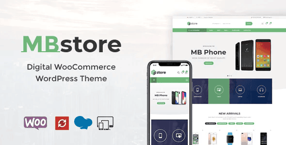 Download MBStore - Digital WooCommerce WordPress Theme GPL WordPress Plugin