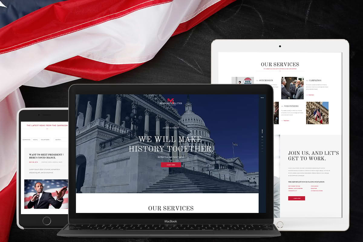 Download MCKinney's Politics | Elections Campaign & Social Activism WordPress Theme GPL WordPress Plugin