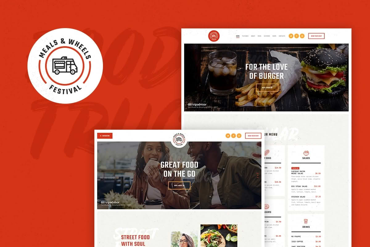 Download Meals & Wheels | Street Festival & Fast Food WordPress Theme GPL WordPress Plugin
