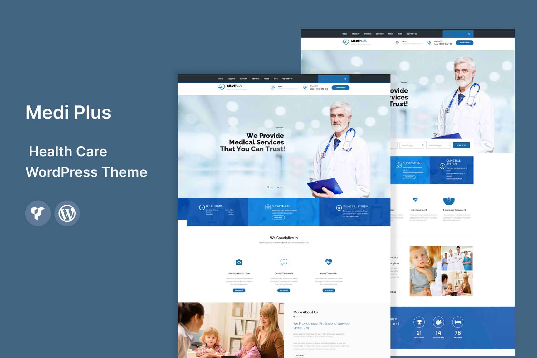 Download Medi Plus - Health Care WordPress Theme GPL WordPress Plugin
