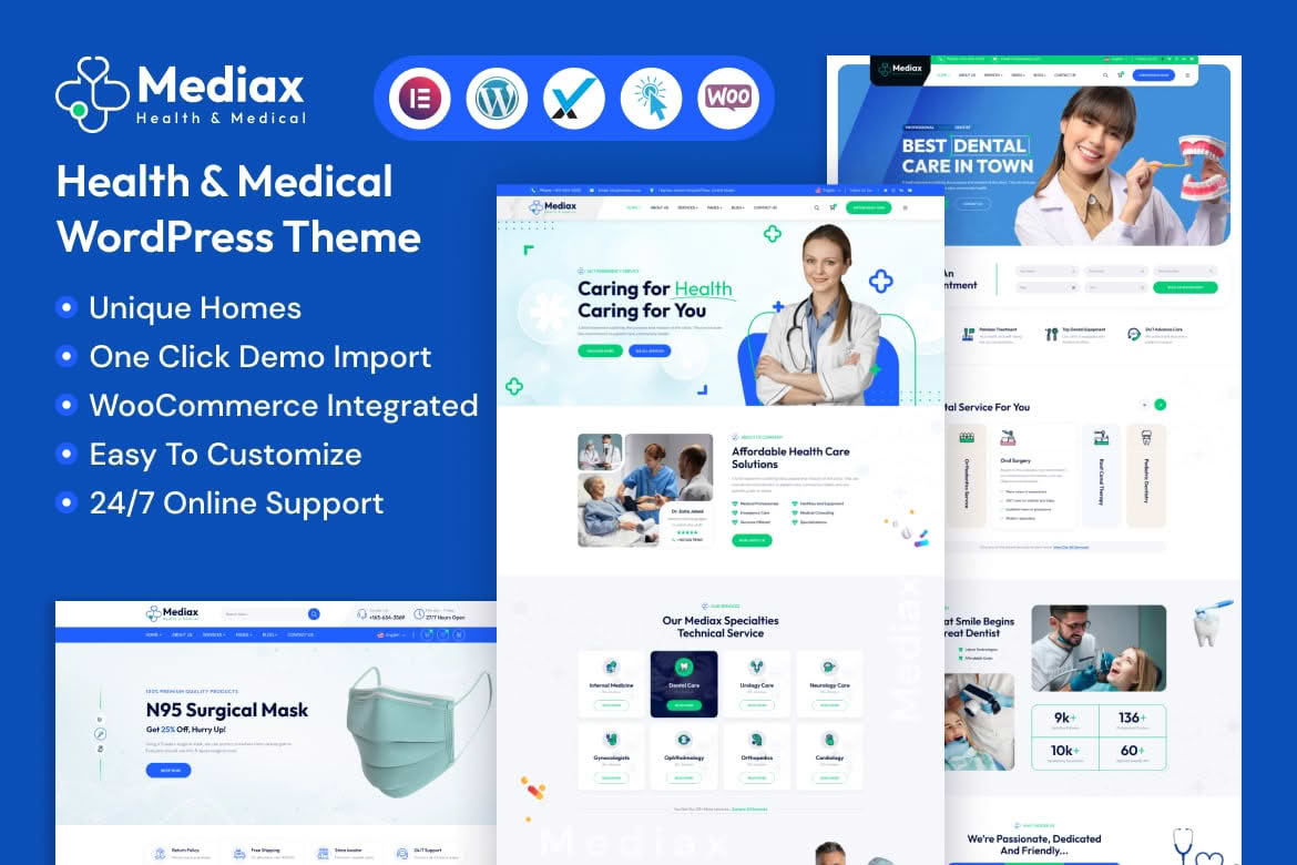 Download Mediax - Health & Medical WordPress Theme GPL WordPress Plugin
