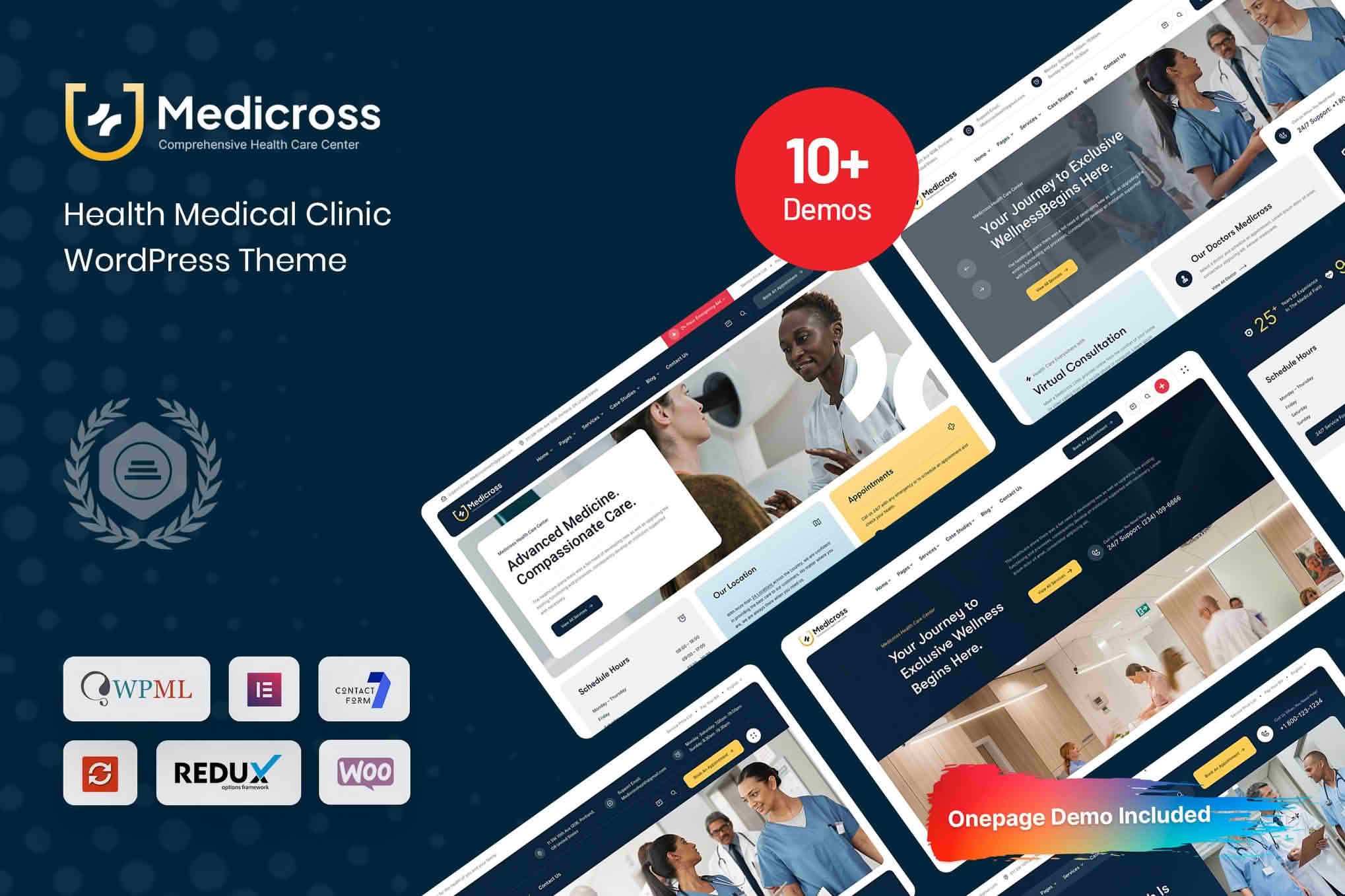 Download Medicross - Medical WordPress Theme GPL WordPress Plugin