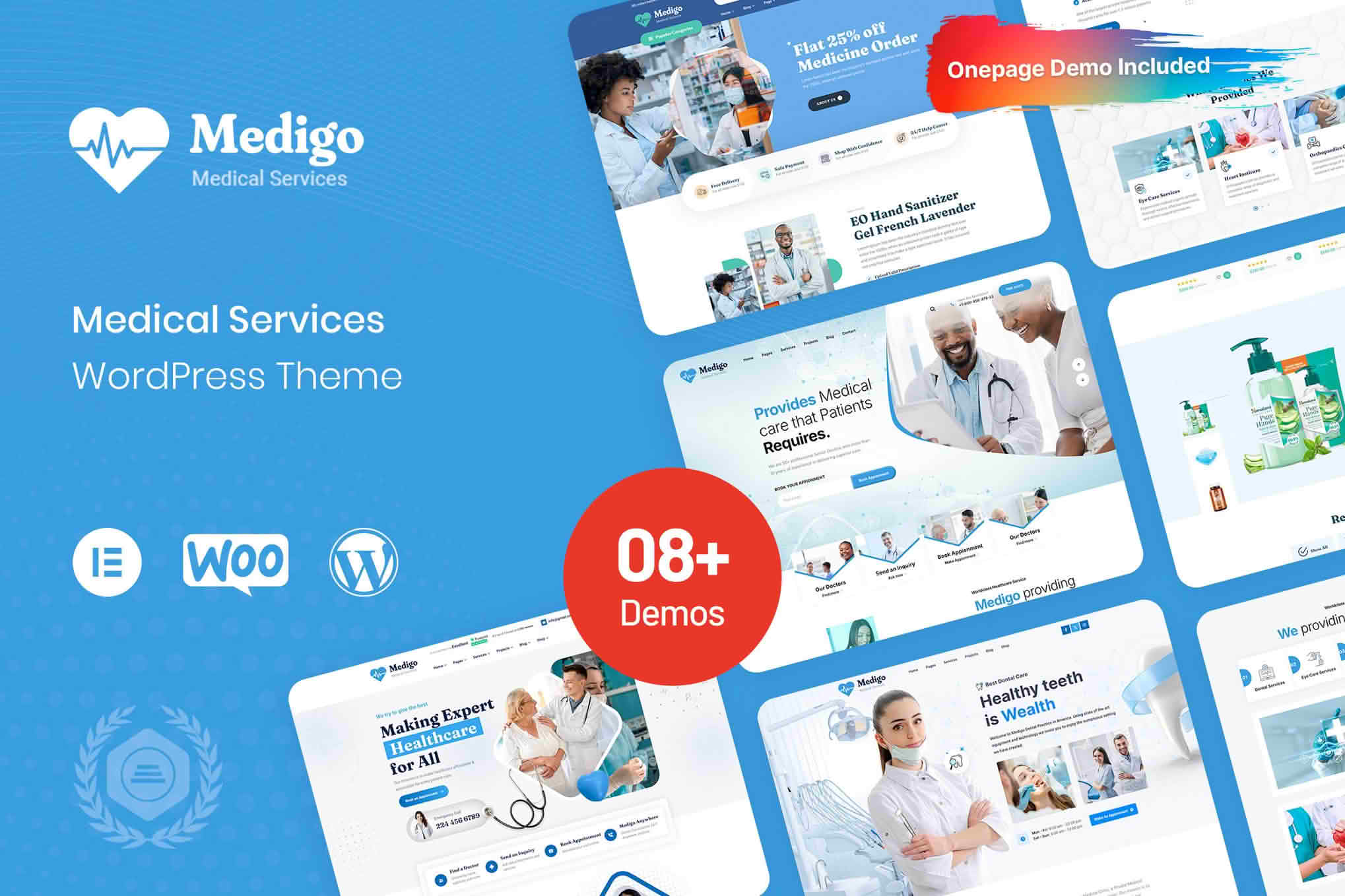 Download Medigo - Medical WordPress Theme GPL WordPress Plugin