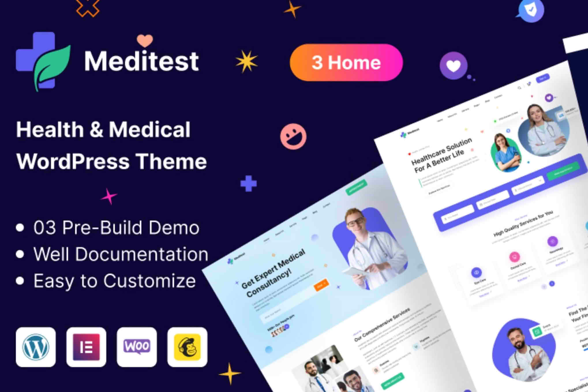 Download Meditest - Health Care Medical & Hospital Doctor Listing WordPress Theme GPL WordPress Plugin