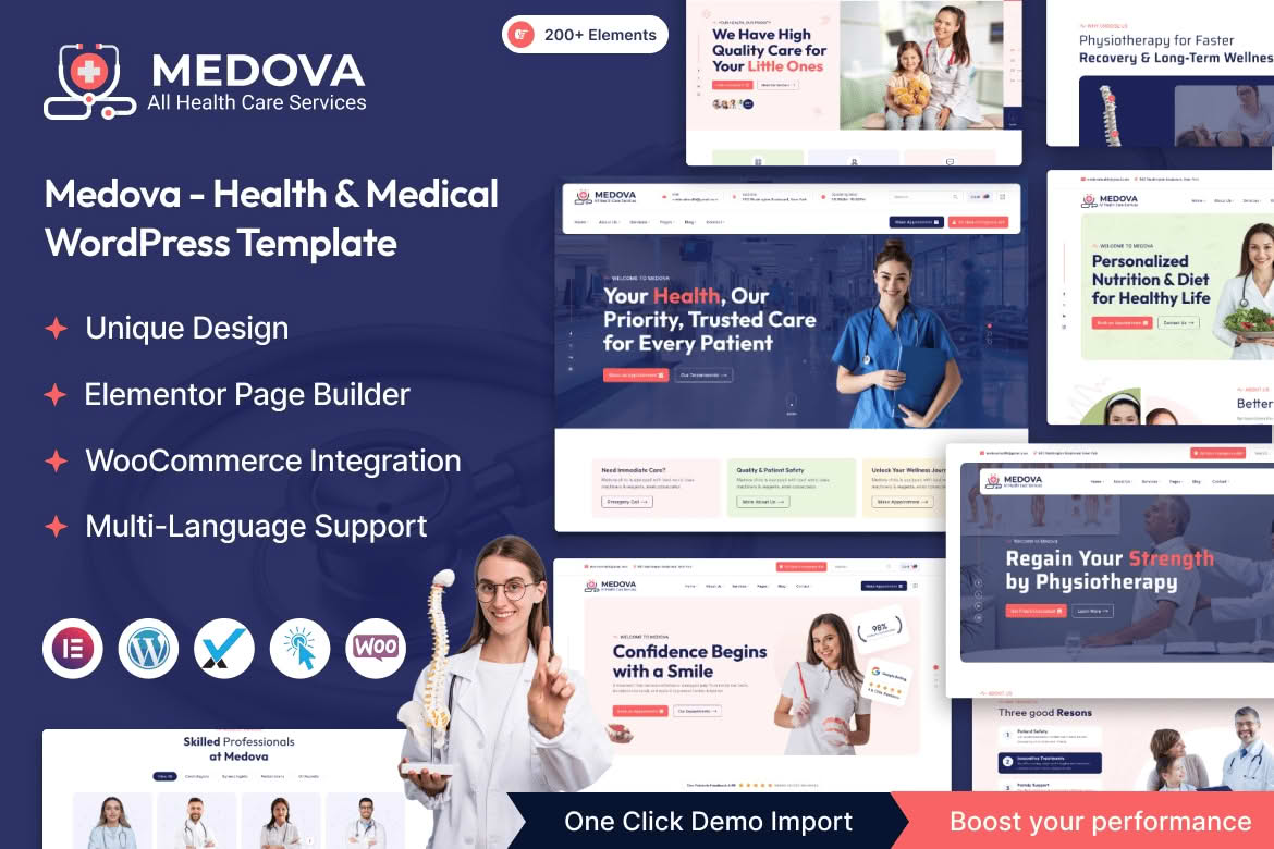 Download Medova – Health & Medical WordPress Theme GPL WordPress Plugin