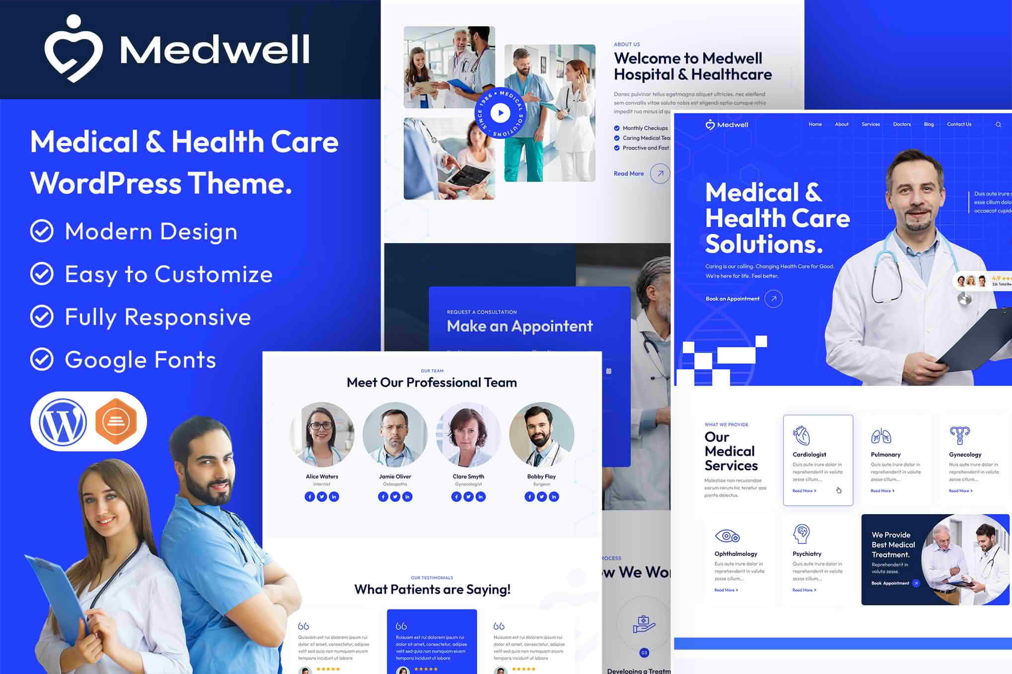 Download Medwell | Medical & Health Care WordPress Theme GPL WordPress Plugin