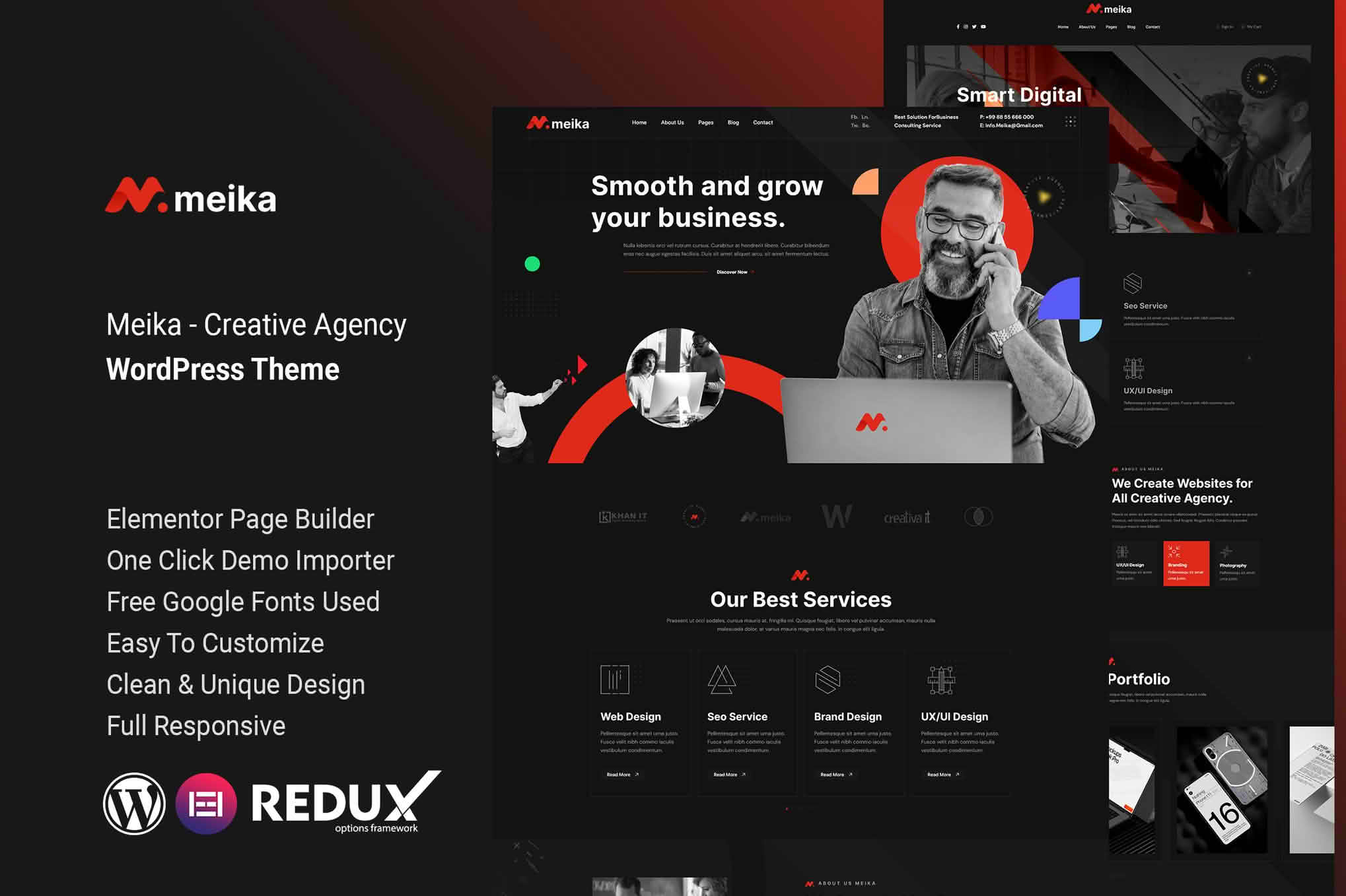 Download Meika – Creative Agency WordPress Theme GPL WordPress Plugin