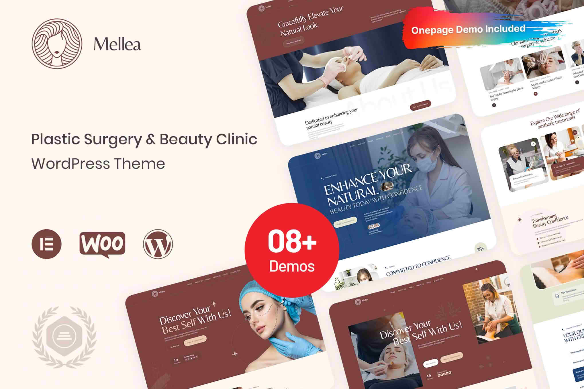 Mellea - Plastic Surgery & Beauty Clinic WordPress Theme