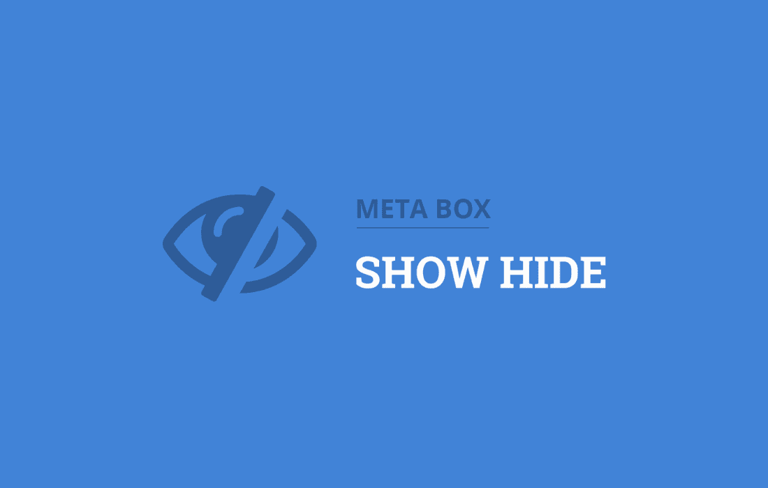 Download Meta Box Show Hide