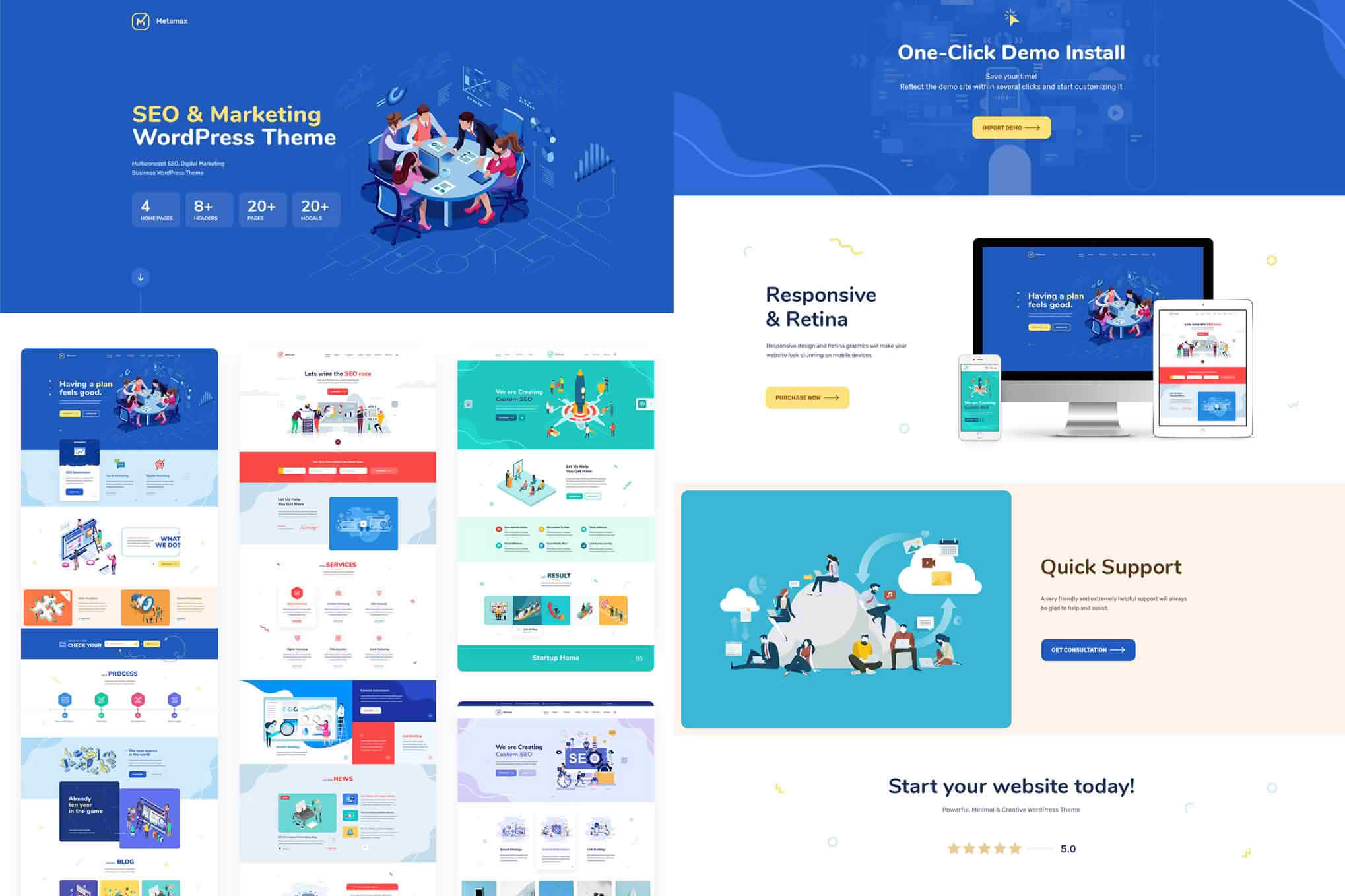 Download MetaMax - SEO and Marketing WordPress Theme GPL WordPress Plugin