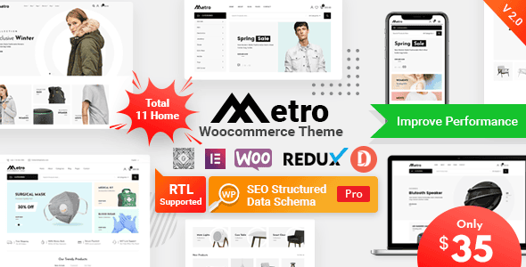 Download Metro - Minimal WooCommerce WordPress Theme GPL WordPress Plugin