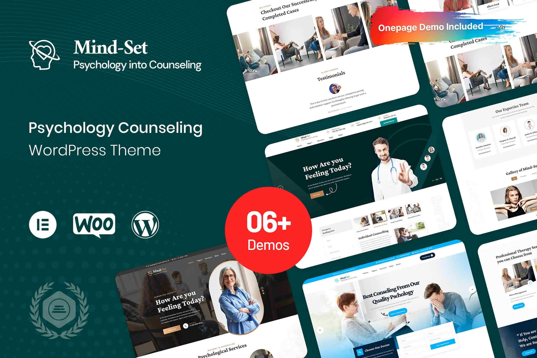 Download Mindset - Psychology Counseling WordPress Theme GPL WordPress Plugin