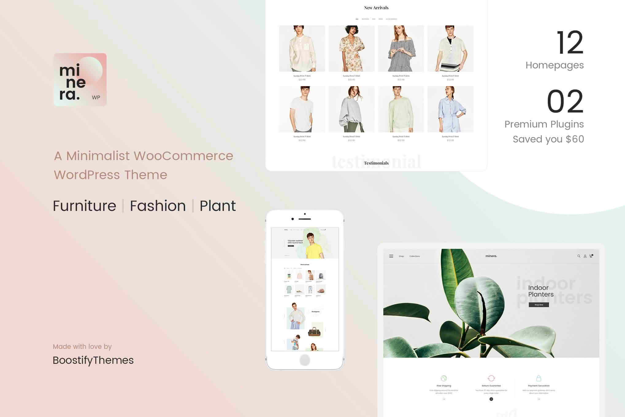 Download Minera - Minimalist WooCommerce WordPress Theme GPL WordPress Plugin