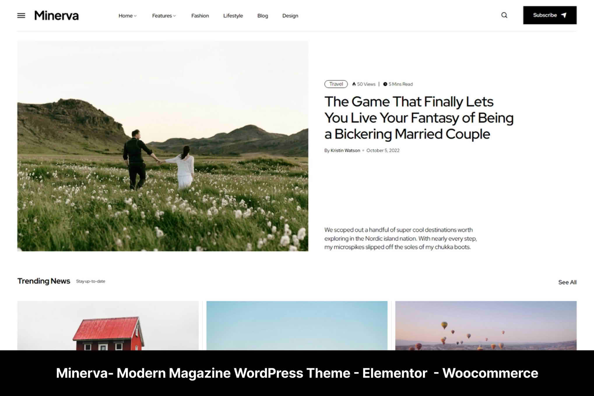 Download Minerva - Modern Blog WordPress Theme GPL WordPress Plugin