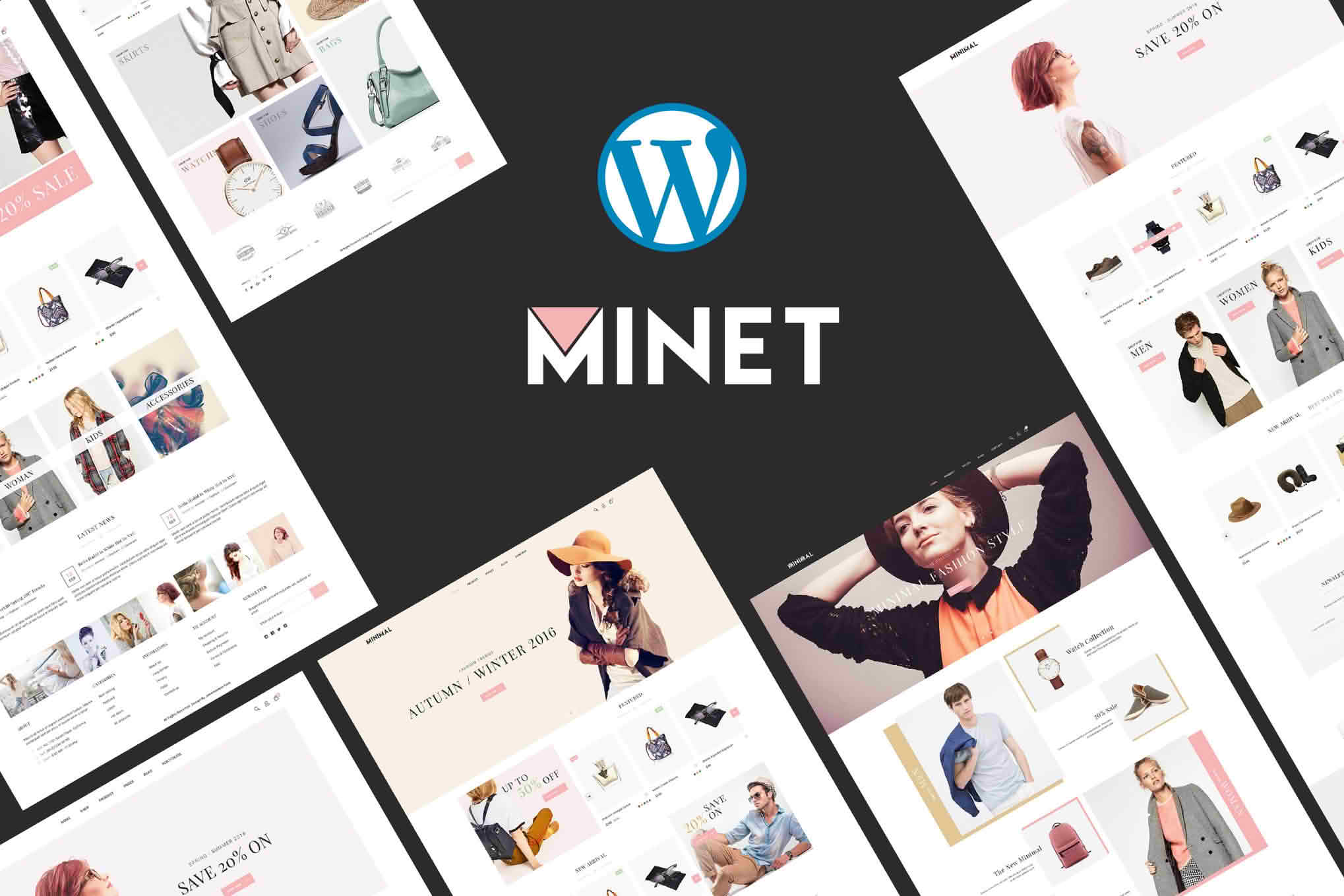 Download Minet - Minimalist eCommerce WordPress Theme GPL WordPress Plugin