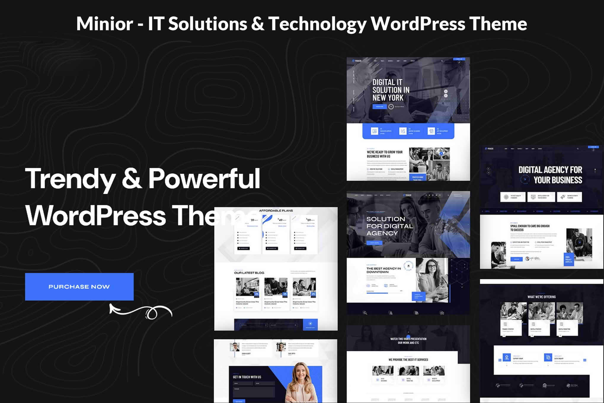 Download Minior - IT Solutions & Technology WordPress Theme GPL WordPress Plugin