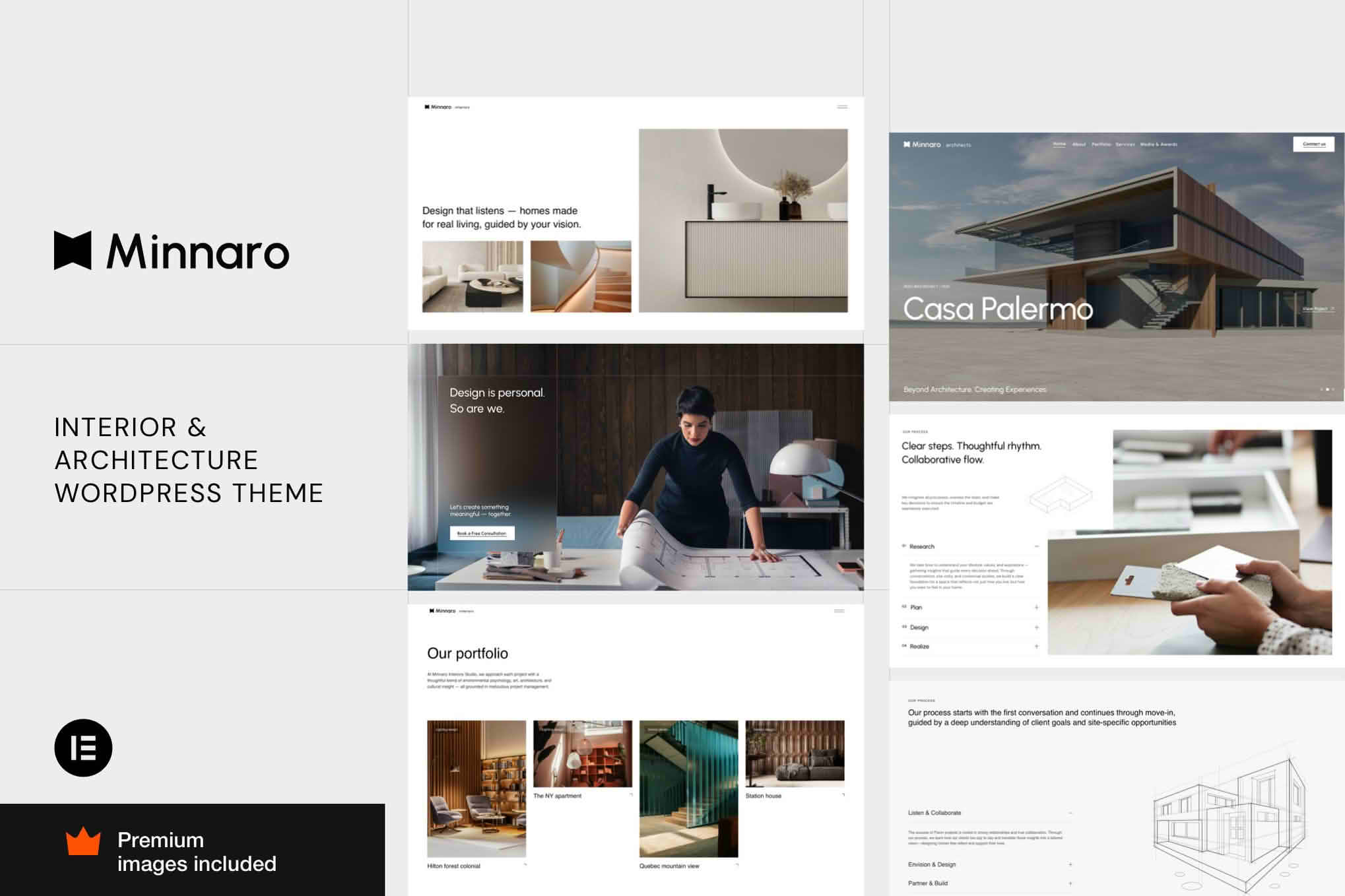 Minnaro– Interior Design and Architecture WordPress Theme