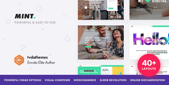 Download Mint - Creative Multi-Purpose WordPress Theme GPL WordPress Plugin