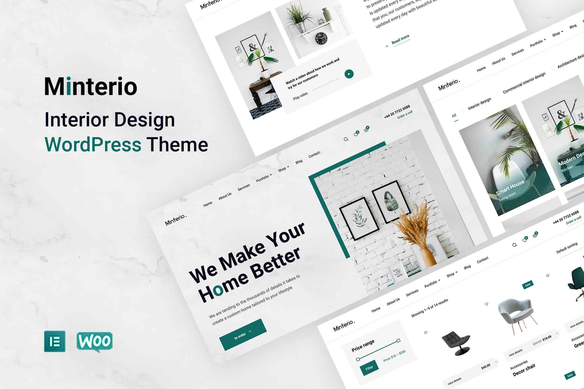 Download Minterio – Interior Design WordPress Theme GPL WordPress Plugin