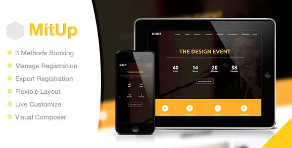 Download MitUp - Event & Conference WordPress Theme GPL WordPress Plugin