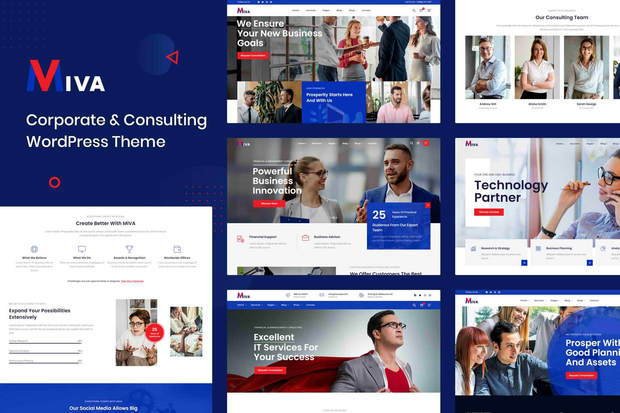 Download Miva - Business Consulting WordPress Theme GPL WordPress Plugin