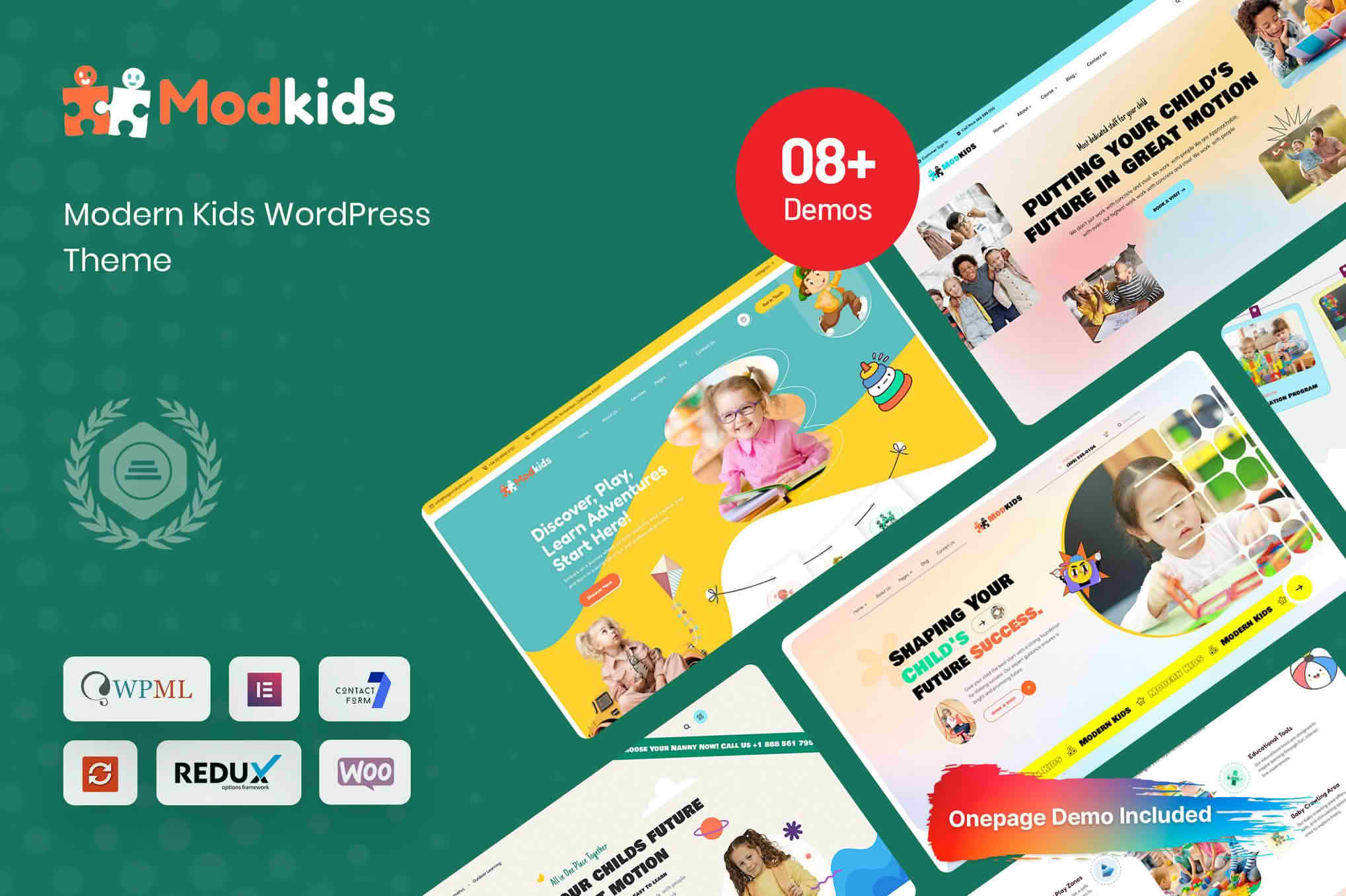 Modkids - Modern Kids WordPress Theme