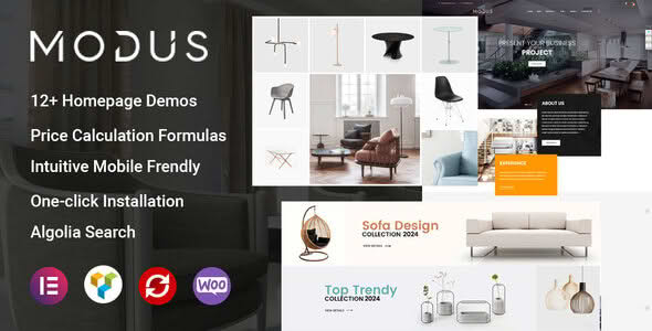 Download Modus - Modern Furniture WooCommerce Theme GPL WordPress Plugin