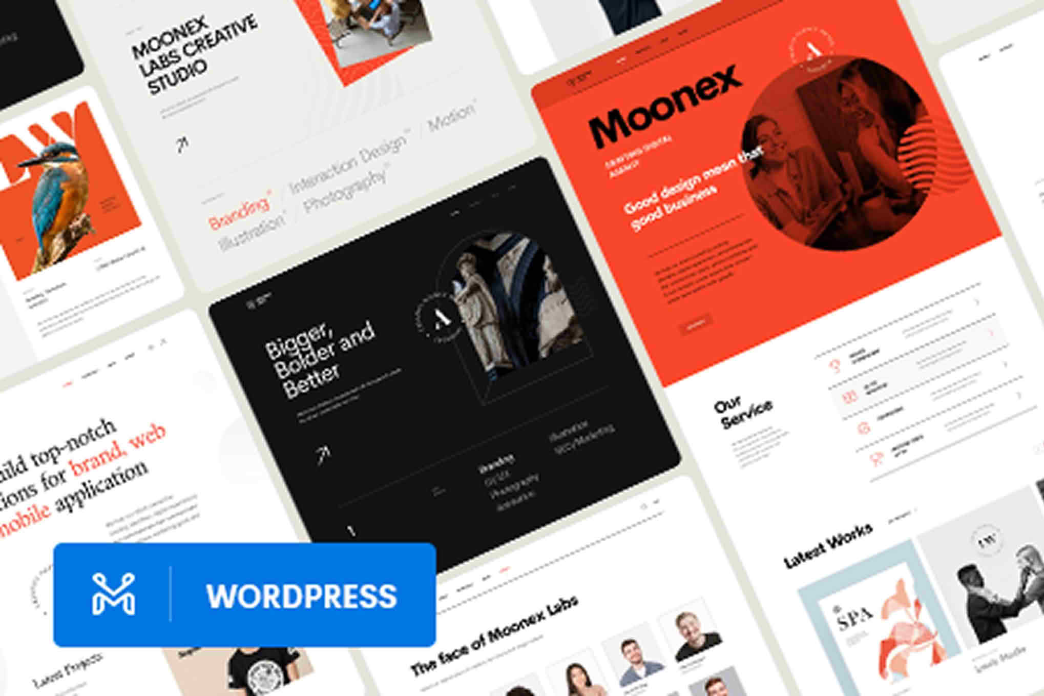 Moonex - Agency & Portfolio WordPress Theme