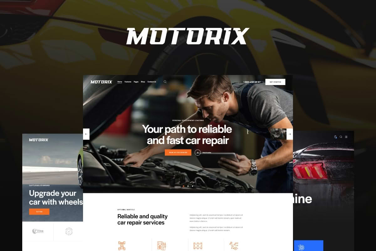 Download Motorix — Car Repair Auto Garage WordPress Theme GPL WordPress Plugin