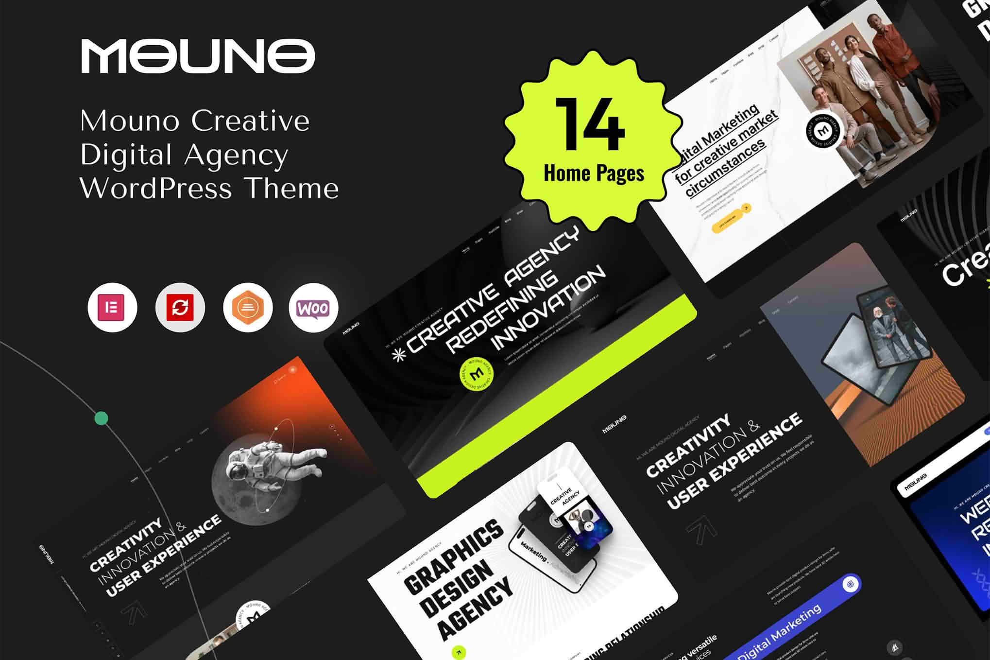 Download Mouno - Creative Digital Agency WordPress Theme GPL WordPress Plugin