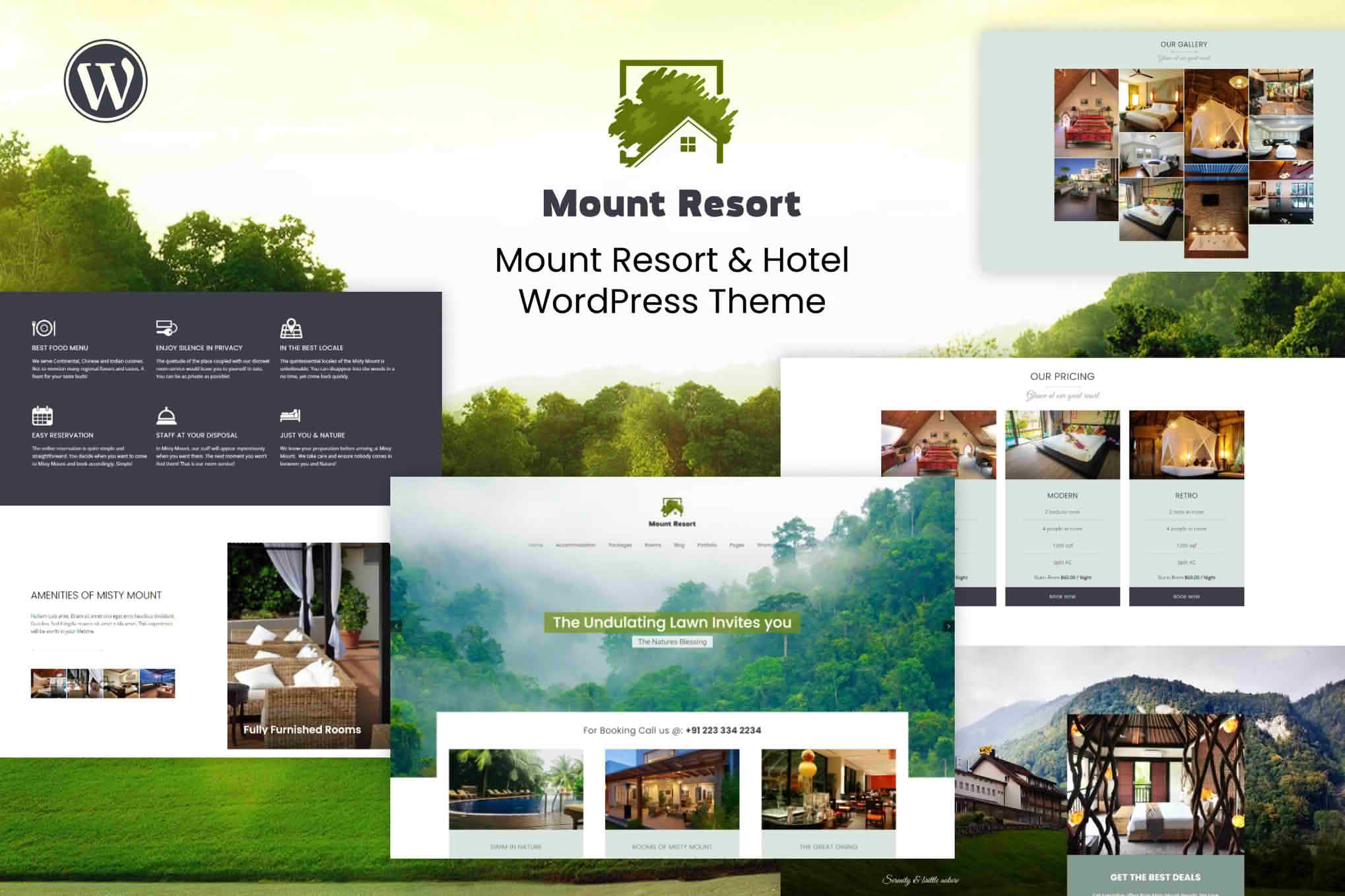 Download Mount Resort & Hotel WordPress GPL WordPress Plugin