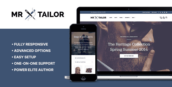 Download Mr Tailor - eCommerce WordPress Theme for WooCommerce GPL WordPress Plugin
