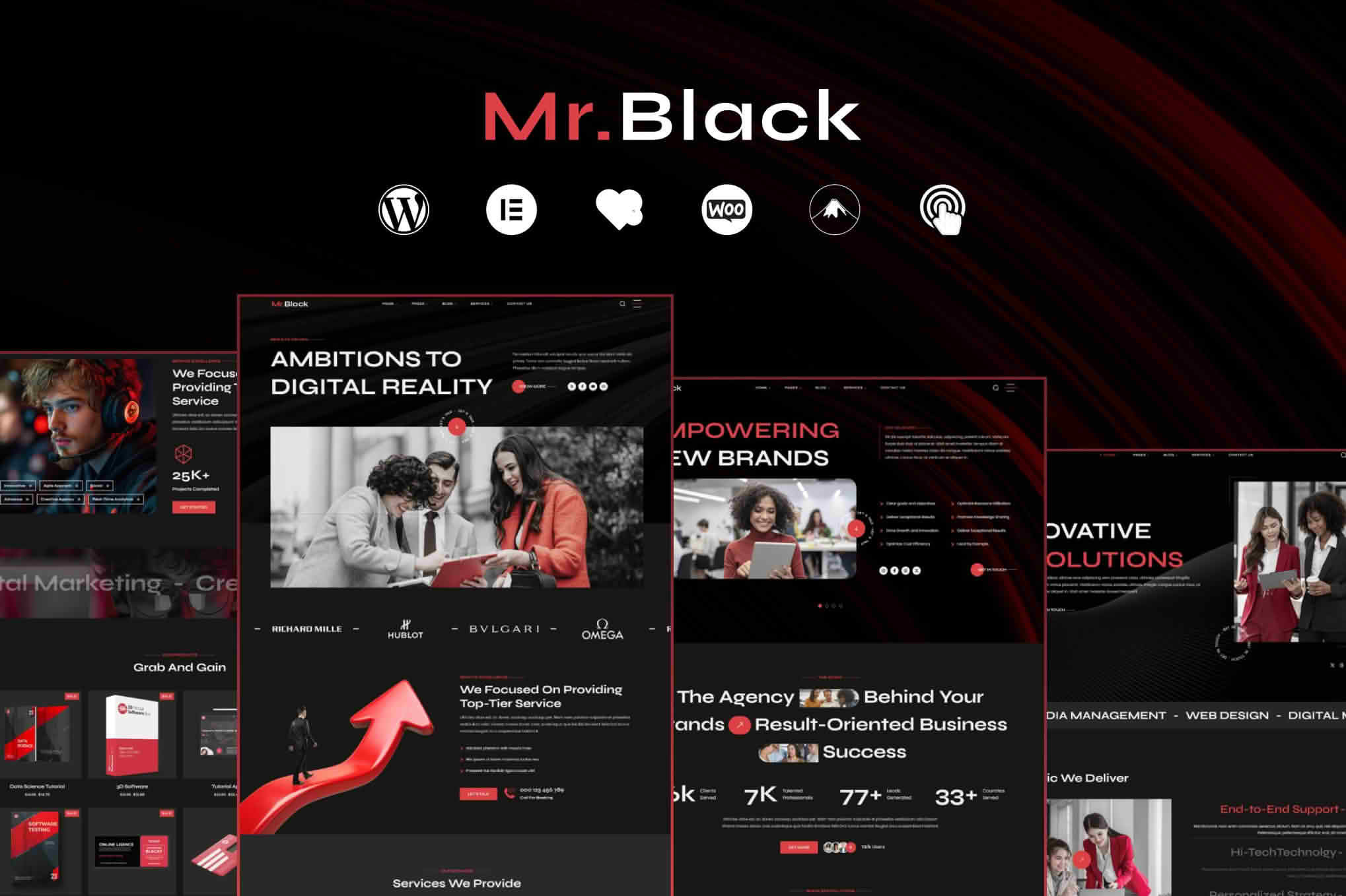 Mr.Black - Business Agency WordPress Theme