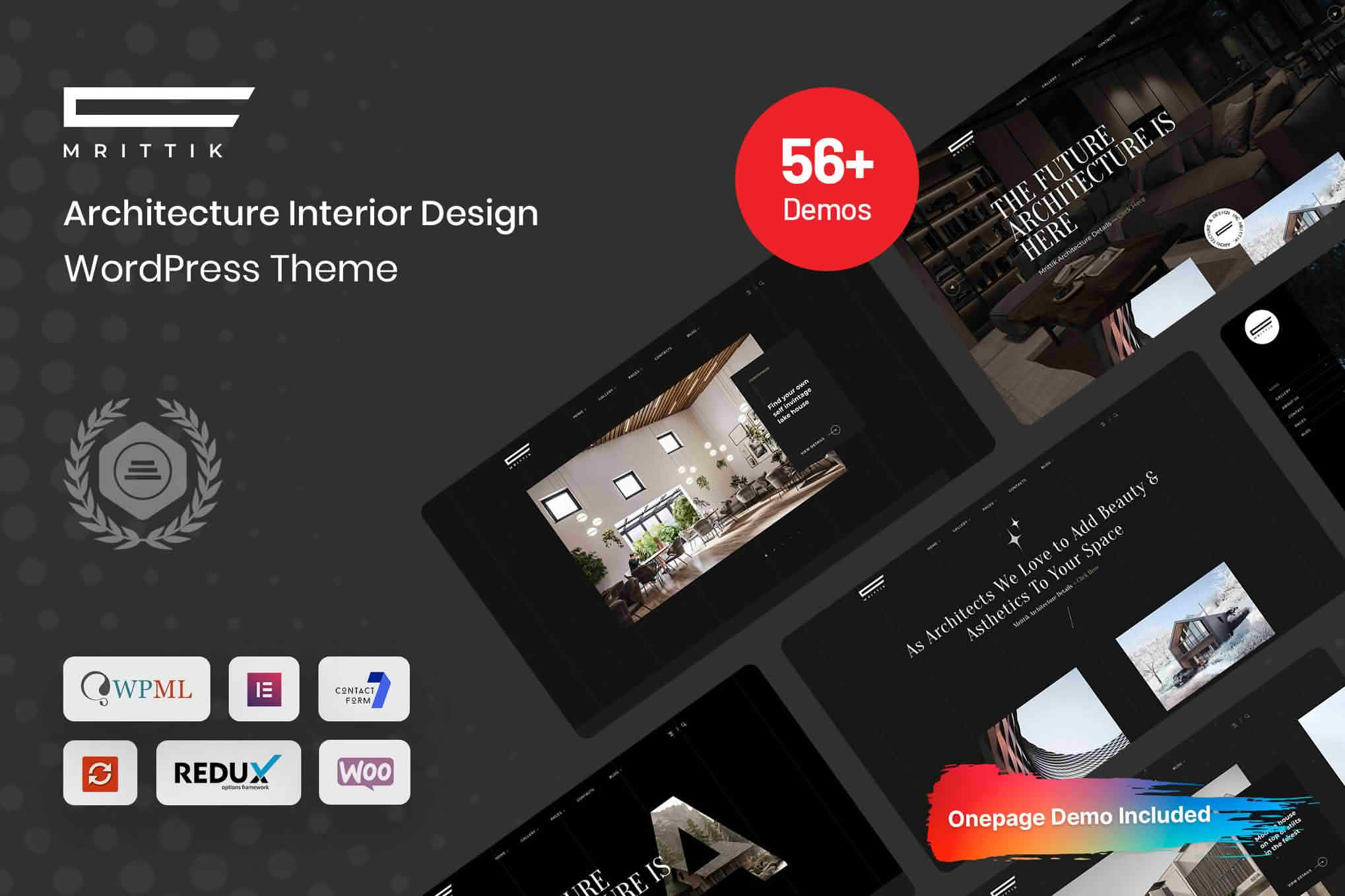 Download Mrittik - Architecture Interior Design Theme GPL WordPress Plugin